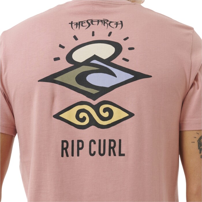 2024 Rip Curl Mens Search Icon Tee 0CBMTE - Mushroom